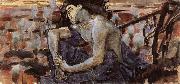 Mikhail Vrubel The Seated Demon USA oil painting artist